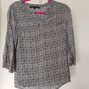 Three quarter sleeve blouse